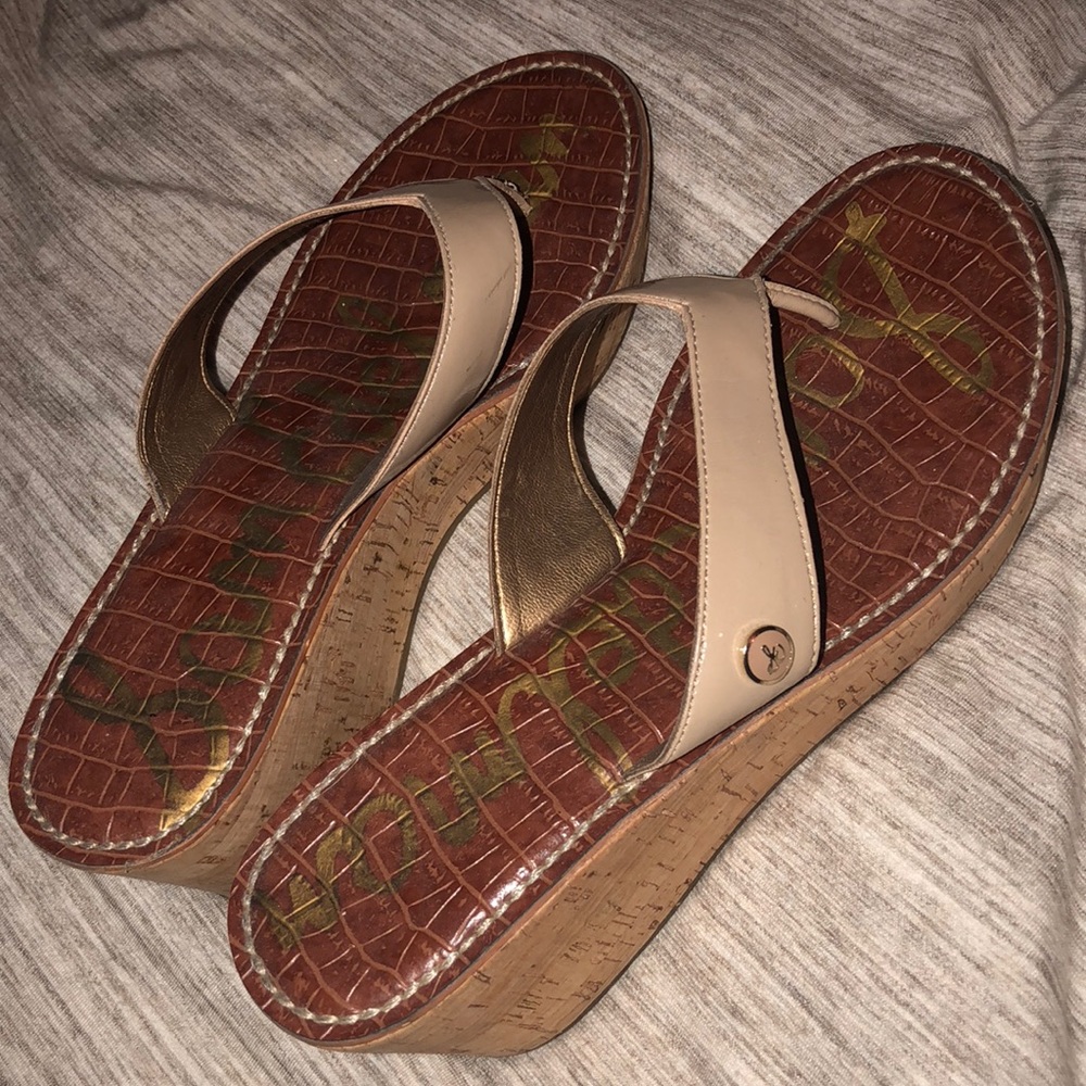 Sam Edelman Cork Platform Sandals